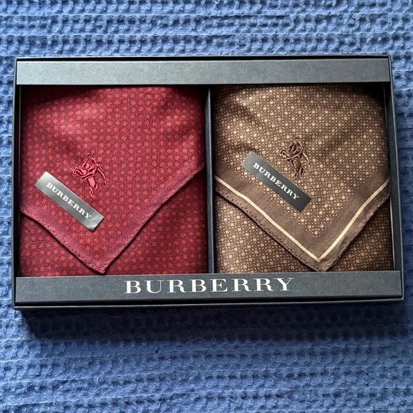 Burberry Other - Burberry Handkerchief Gift Set of 2, New in Box